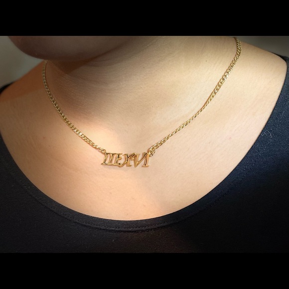 14k Christian Scriptures Nameplate Gold Necklace Jewelry - Picture 3 of 5